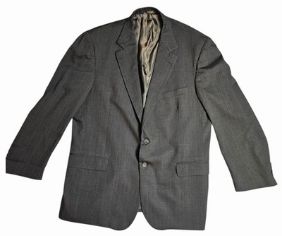 Robert Daniel Men s Gray Pinstripe Blazer Sport Coat Size 48R Tailored USA