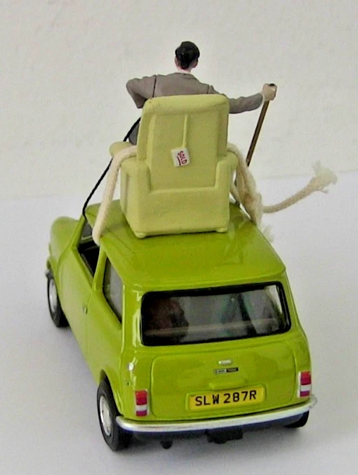 Corgi Mini - Modellauto Mini Cooper Mr. Bean Do it Yourself/ kleiner Defekt - Bild 4 von 4