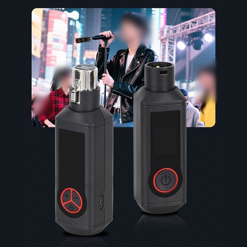 Lot de 2 syst��mes de microphone sans fil 4 GHz avec ��metteur et r��cepteur - Zdjęcie 6 z 14
