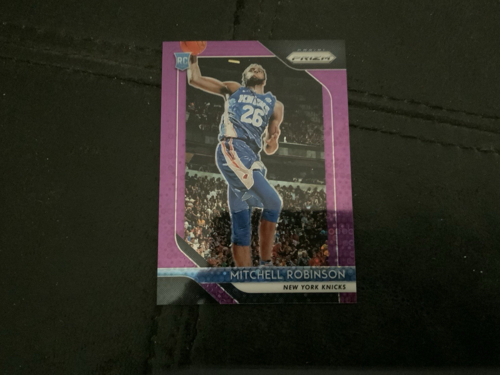MITCHELL ROBINSON PANINI PRIZM PURPLE FASTBREAK RC #43/75
