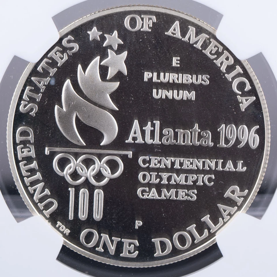 Certified 1996-P Silver $1 NGC PF69 Ultra Cameo Olympics Paralympics  - Image 4 of 4