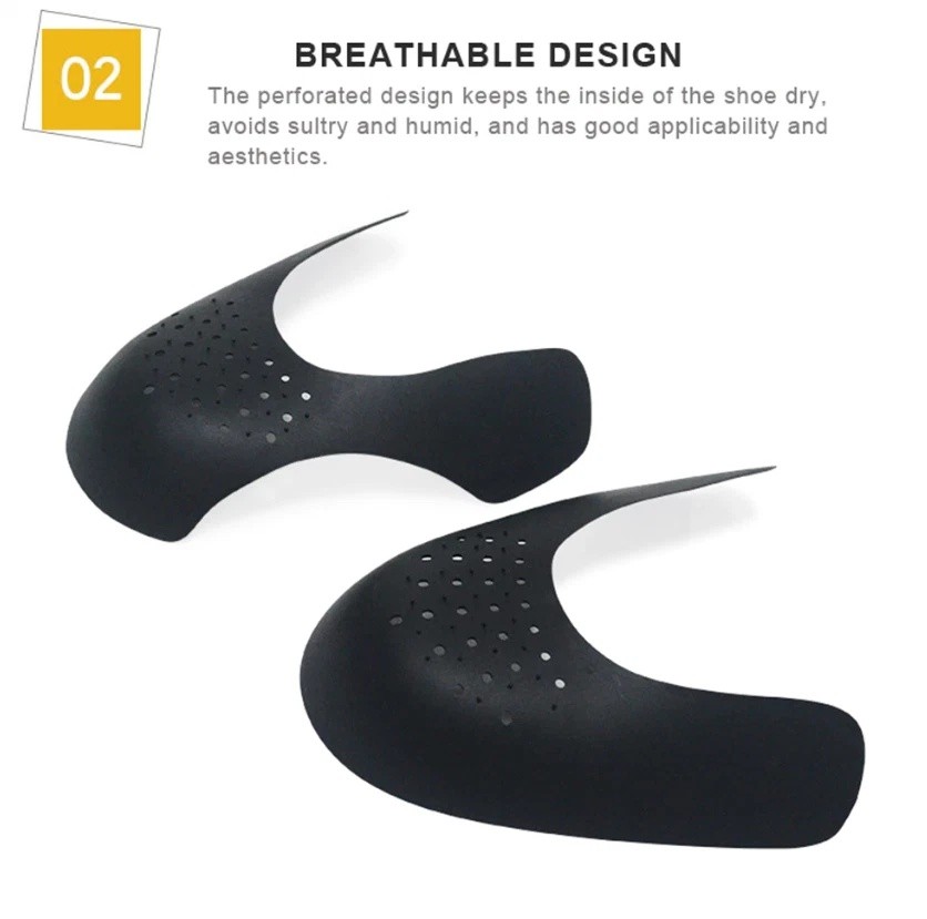 5 Pairs Anti Crease Shoe Protector Anti-Wrinkle Toe Cover Cap Sneaker Guards USA