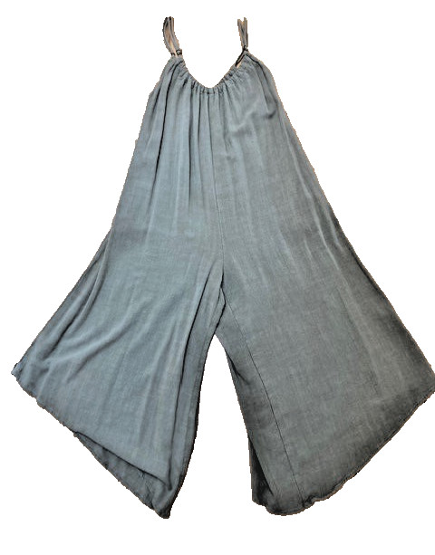 Tysa Sage colored spaghetti strap, wide leg romper/jumpsuit sz 00