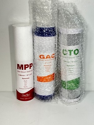 NEW SimPure Water Filter Replacement MPP-F10-5, GAC-F10, & CTO-F10-5 10  x 2.5 