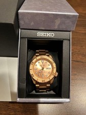 SEIKO Five Sports Pink Gold SBSA064