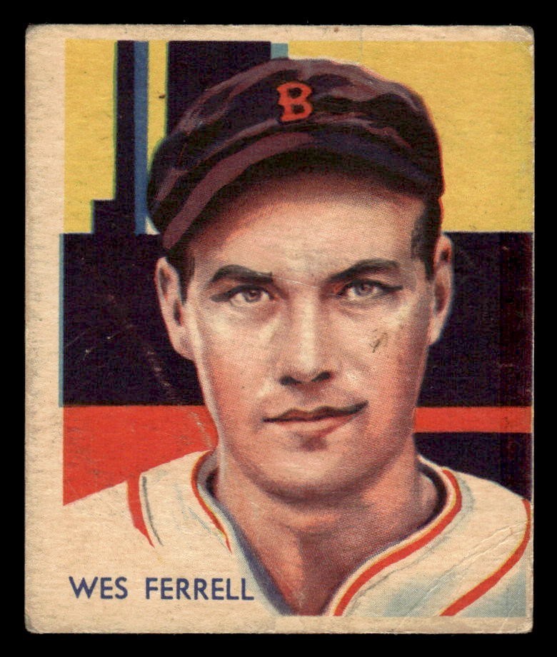 1934 - 1936 Diamond Stars Baseball #94 Wes Ferrell PR