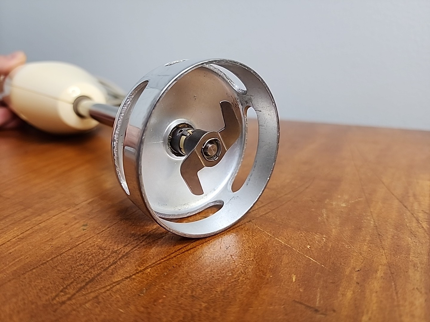 Braun Heavy Duty Minipimer Adjustable Speed Stainless Hand Blender 4-972 Tested