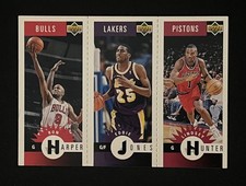 96-97 Upper Deck Collector's Choice Mini's Ron Harper/Eddie Jones/Lindsey Hunter