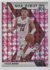 2019-20 Panini Mosaic NBA Debut Pink Camo Prizm Tyler Herro #280 w6f