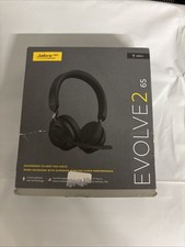 Jabra Evolve2 65 Stereo Wireless Headset (MS Teams, USB-A) - Black