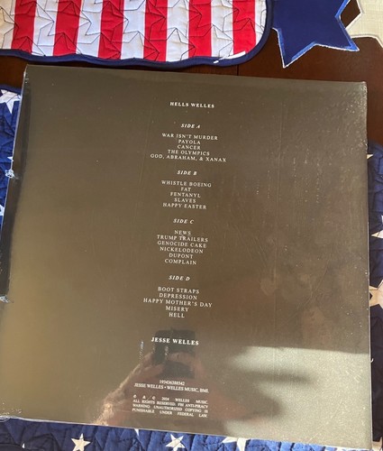 JESSE WELLES - Hells Welles 2x LP Vinyl Record - NEW SEALED RARE - Picture 3 of 3