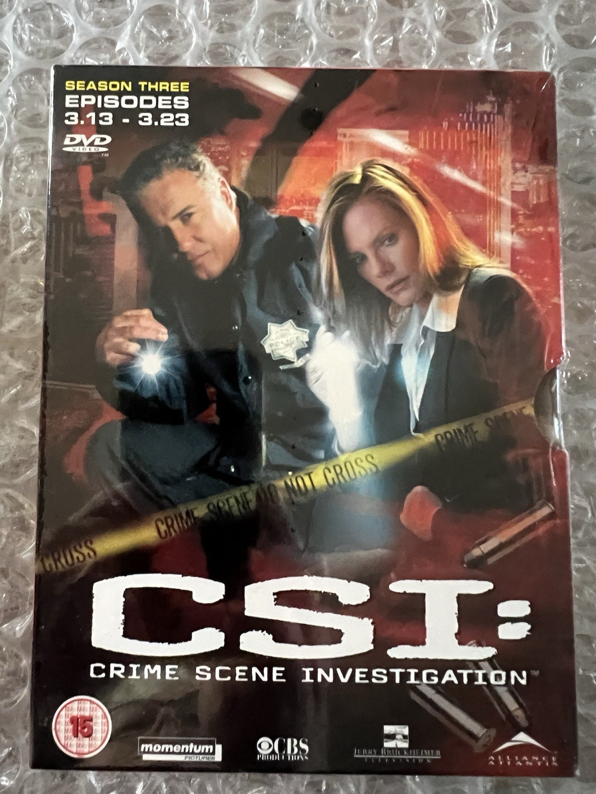 ORIGINAL Early 2000's CSI DVD Boxset Season THREE Episodes 3.13 - 3.23 UNOPENED