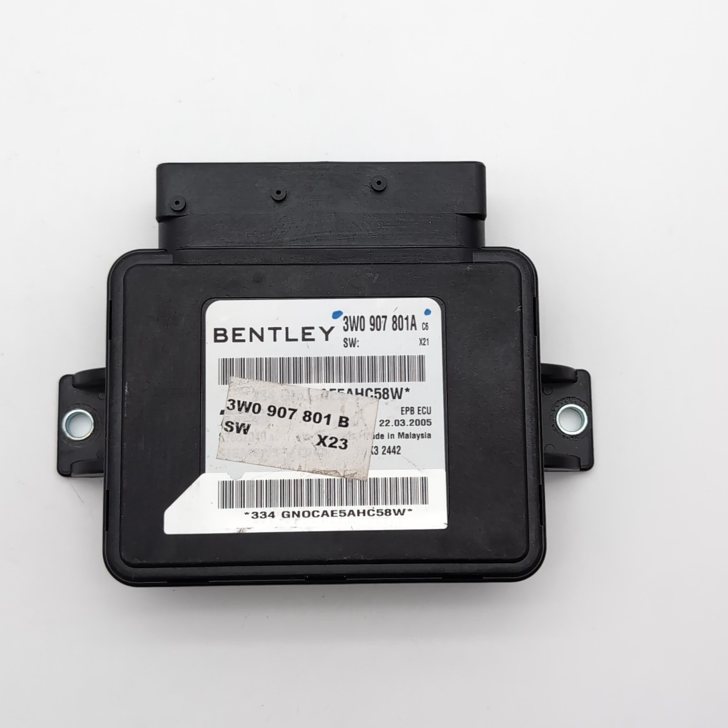 2004 2005 2006 Bentley Continental GT Parking Brake Control Module 3W0907801A