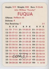 1973 APBA Football 1972 Season John Fuqua 0q3