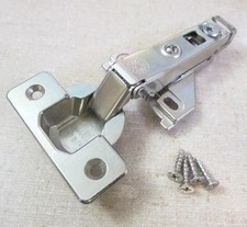 NEW Ferrari BX 012 Self Close Hinge w/Clip-On Face Frame Mount Plate H45 (B 078)