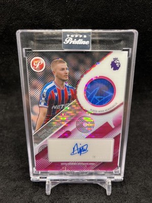 2026 Topps Pristine EPL Adam Wharton Autograph Relic Pink /15 Crystal Palace