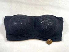 NWOT Wacoal Women's 34DDD Halo Smooth Strapless Underwire Bra 854205 Black