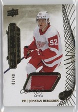 2022 Upper Deck Premier Rookies Premium Memorabilia 3/49 Jonatan Berggren 01ks