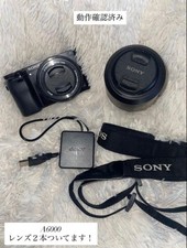 Sony Alpha 6000 Mirrorless Camera with Telephoto Lens and Accessories