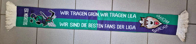 ESC Moskitos Essen vs Selber Löwe Schal / Freundschaftsschal / SELTEN /