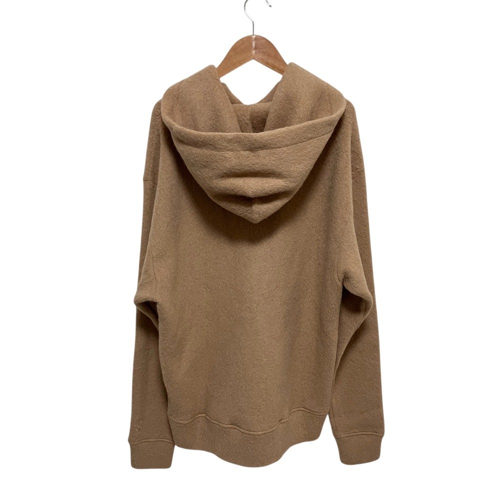 23AW JIL SANDER Alpaca Wool Oversized Pullover Hoodie, 44, Beige Women USED image 2