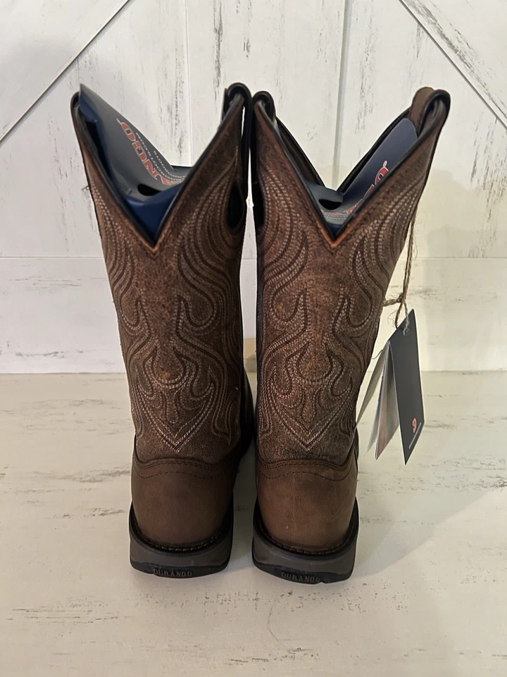 REBEL BY DURANGO® BROWN SADDLE WESTERN BOOT - DB5474 SIZE 7EE - Image 4 of 4