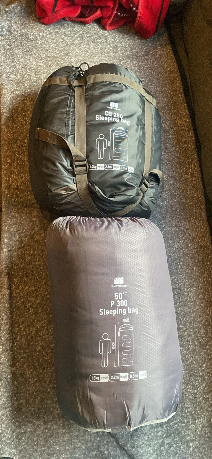 Transtrider Sleeping Bags (2 Bags)