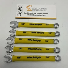 Wiha Softgrip Combination Wrench 1/4" Lot of 5 