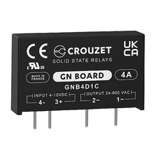 Crouzet GNB4D1C Semiconductor Relay 4 A Tens.comm.max: 600 V/AC 1pc