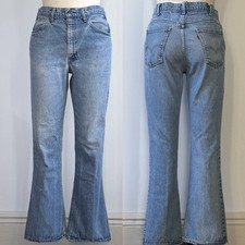 Vintage 70s Levi  s 646 -0217 Baby Bell Bootcut Jeans 31x29