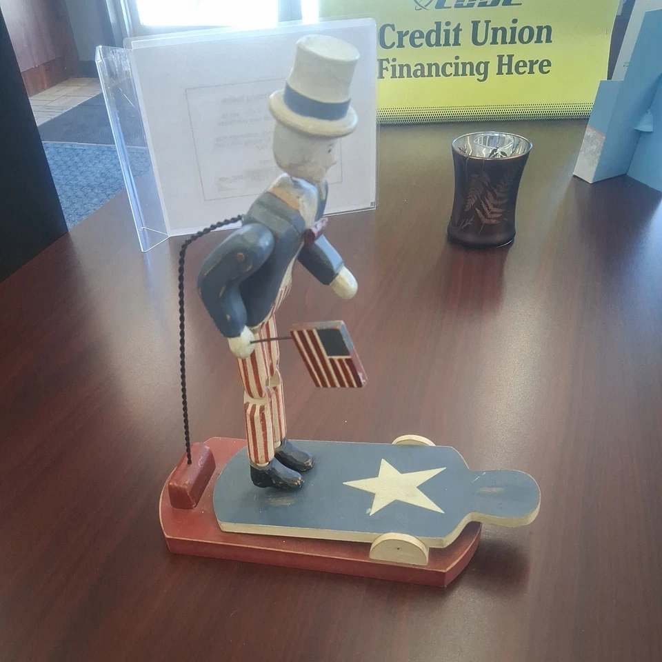 Винтажный Uncle Sam независимости день limberjack whirlgig - Изображение 2 из 4