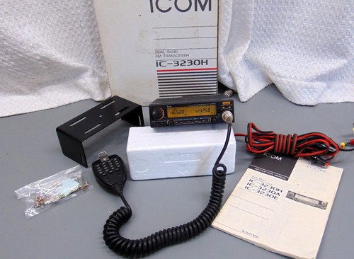 Icom IC-3230H 2M/440 Dual Band Mobile Transceiver + Manual, Bracket, in Box