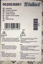 VAILLANT ECOTEC PLUS 415/418/428/438 PCB 0020036861 Genuine Brand New ￼￼