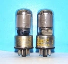 6SK7GT Zenith radio audio amplifier vintage vacuum tubes 2 valves tested 6SK7