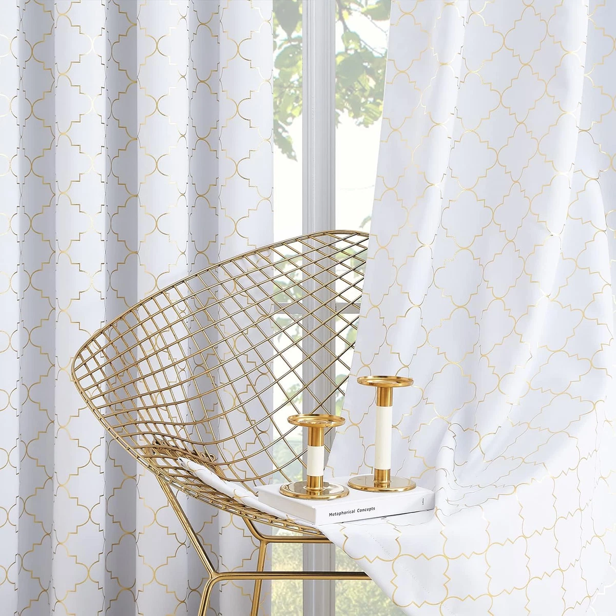 Gold 2024 blackout curtains