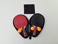 Nando Tischtennis Set 2 TischtennisschläGer Mit 3 Tischtennis