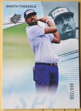 2024 Upper Deck Portfolio Golf - SPx Parallel - Sahith Theegala RC /699