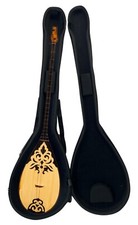 Dombra dombira Kazakh national musical instrument with case 94 cm