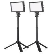 Andoer 2pcs 15W LED Video Light Set Desktop Photography Fill Light