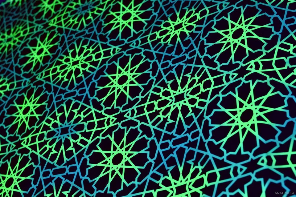 Telón de fondo UV tapiz de luz negra arte psicodélico pancarta fluoro psíquica colgante de pared Foto 4 de 4