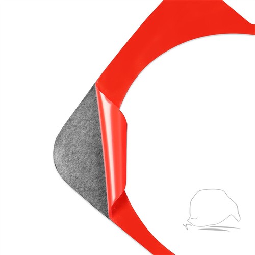 Red Carbon Fiber Water Cup Holder Panel Cover Trim For Benz C Class W204 2007-14 - Foto 12 di 12