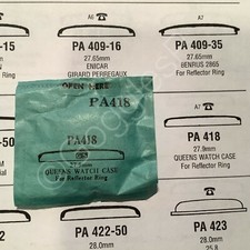 GS Round Replacement Crystals PA Series for Queens Watches - NOS