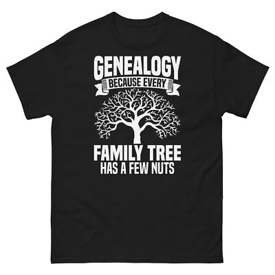 Genealogy Because Every Family Tree Has a Few Nuts Ancestry Men's Classic Tee
