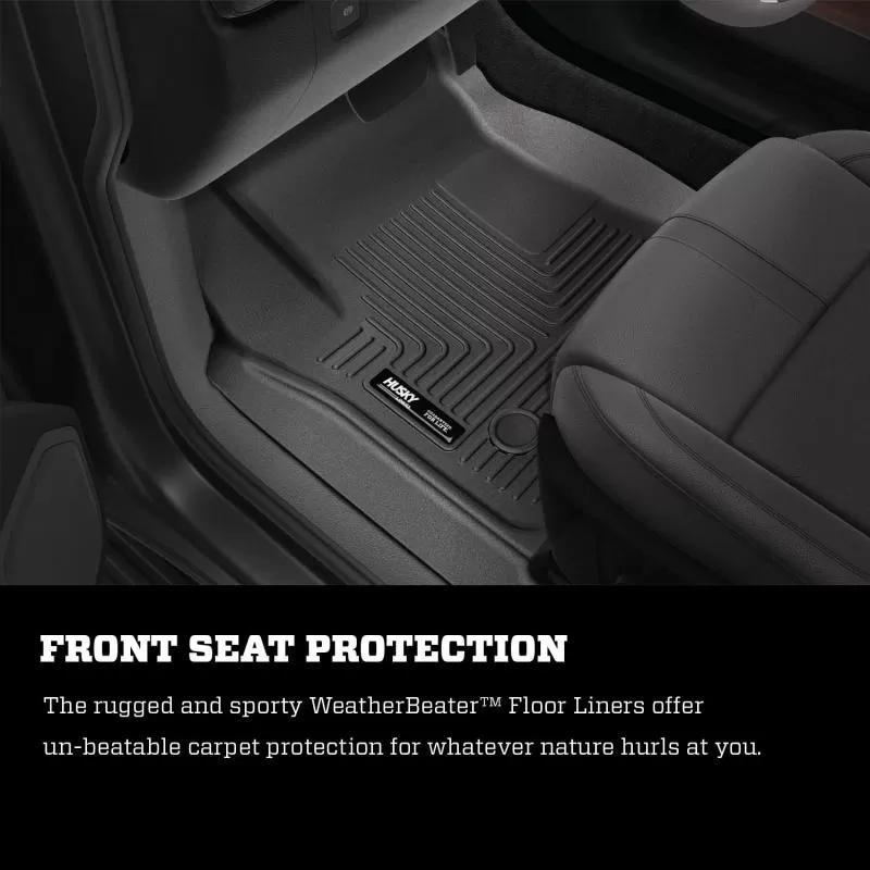 Husky Floor Liners Front & 2nd Row 1415 Honda Civic (Footwell Coverage