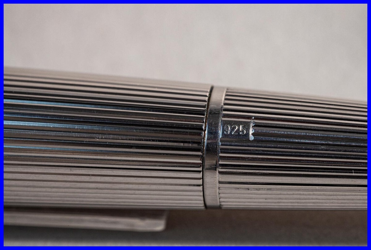MONTBLANC Masterpiece 1266 Piston Filler full 925 sterling silver 