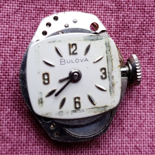 Vintage Bulova 6CF M3 17 Jewel BXW Swiss Watch Manual Mechanical Movement WP1 - Picture 2 of 14