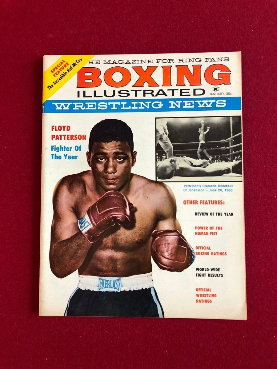 1959 SPORTS ILLUSTRATED INGEMAR JOHANSSON beats FLOYD PATTERSON ! EUR