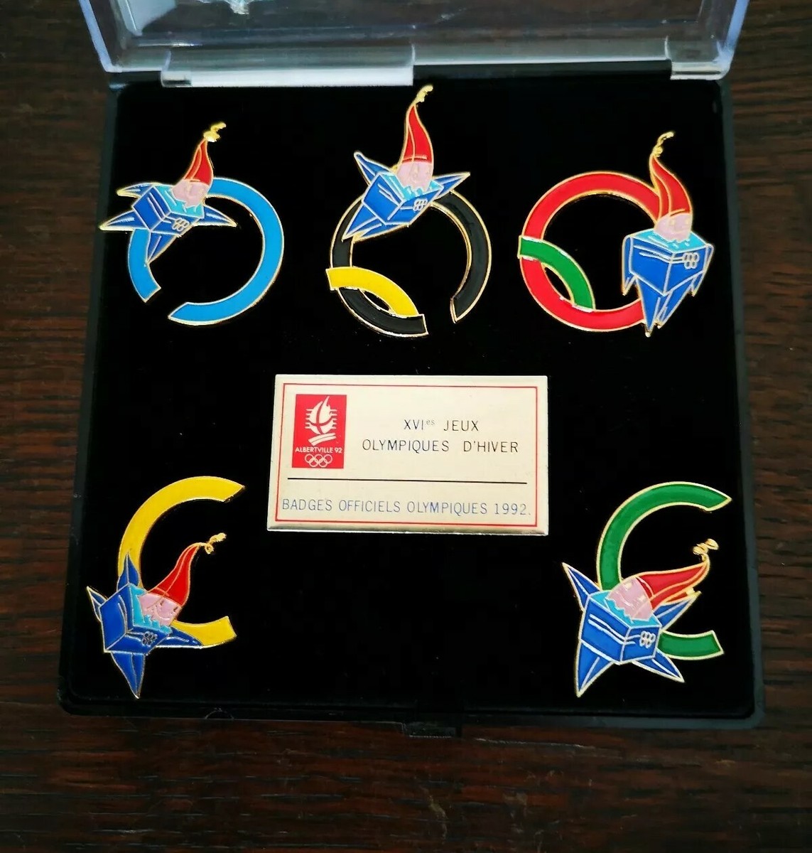 Paquet De Mouchoirs Vintage – XVIe Jeux Olympiques Albertville 92 – Rare Collector