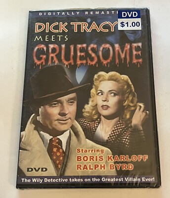 Dick Tracy Meets Gruesome - DVD - Ralph Byrd,Boris Karloff Brand New ...