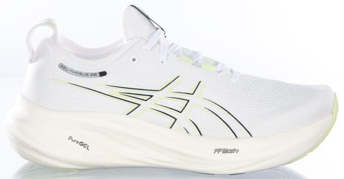 Asics GEL-Nimbus 26 Shoes Men\'s 11.5 White Birch Road Running Athletic Sneakers Asics Gel Nimbus 26 - White - Birch – Fit2Run main image 2